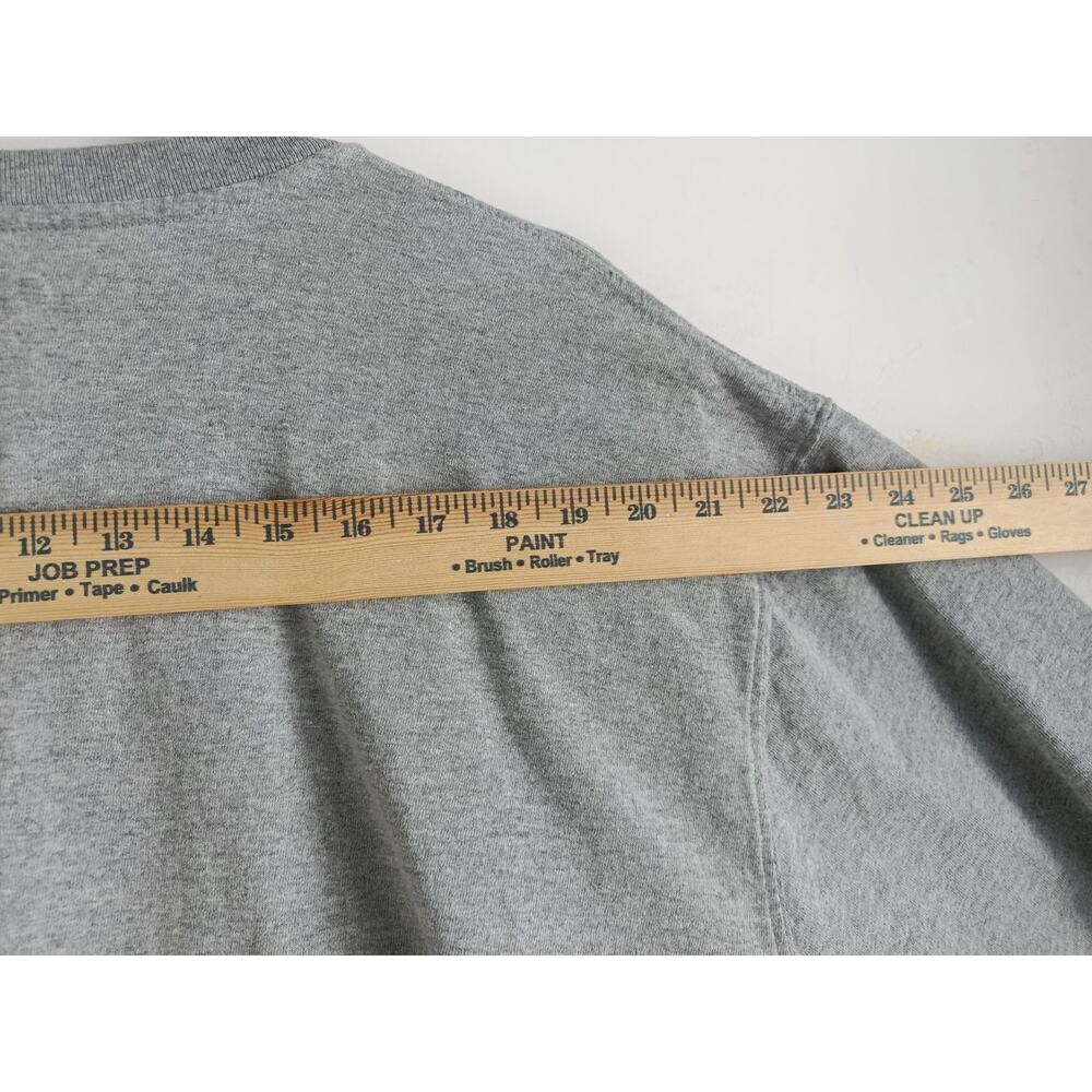 Carhartt Men's K84 Short Sleeve Henley T-Shirt - Grey (3XL) - Picture 12 of 12